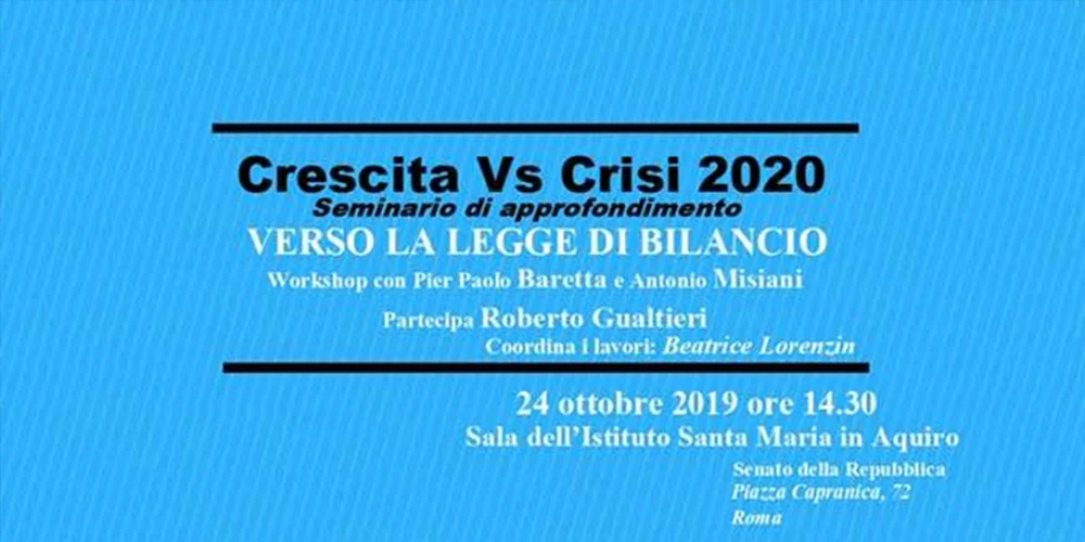 Seminario Crescita VS Crisi Marco Ginanneschi