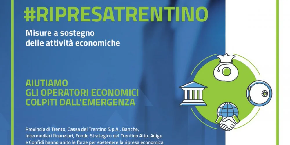 Ripresatrentino, misure a sostegno delle attività economiche per l’emergenza Covid-19