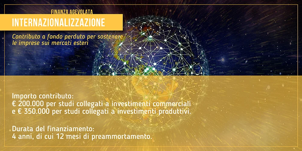 Internazionalizzazione: contributo per sostenere le imprese sui mercati esteri